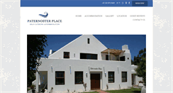 Desktop Screenshot of paternosterplace.co.za